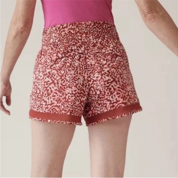 Athleta Mesh Racer High Rise 3” Shorts - Picture 3 of 6